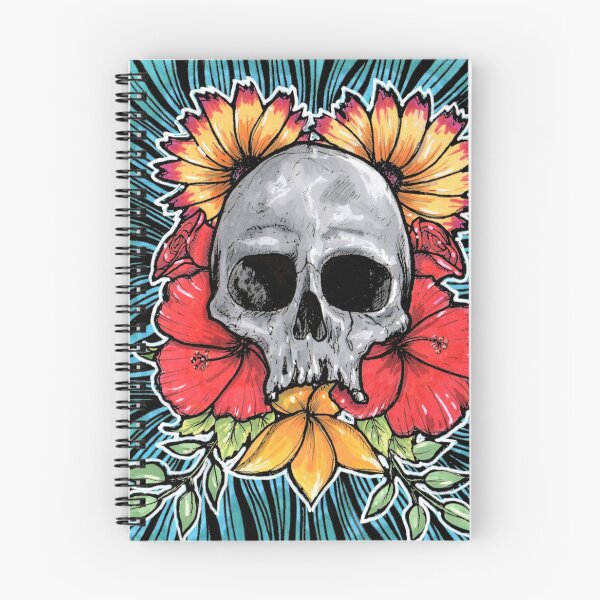 Item preview, Flowered Skull designed and sold by PathosArt.