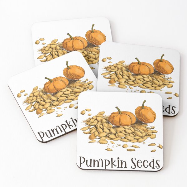 Item preview, Hand Drawn Illustration of Pumpkin Seeds designed and sold by Sketch-Shack.
