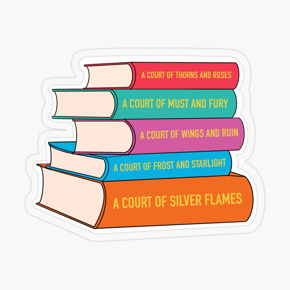 ACOTAR Series Book Stack Glossy Sticker (Sarah J Maas Licensed) –  KandCsupplyco