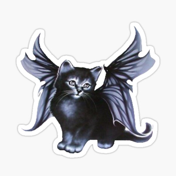 Item preview, pixel vamp kitty designed and sold by skramzgirl.