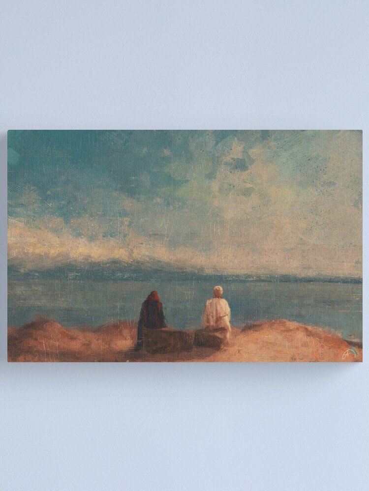 Thumbnail 2 of 3, Canvas Print, Silence designed and sold by andycwhite.