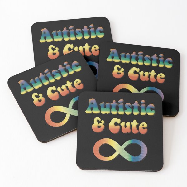 Item preview, Autistic & Cute designed and sold by SubtleSplit.