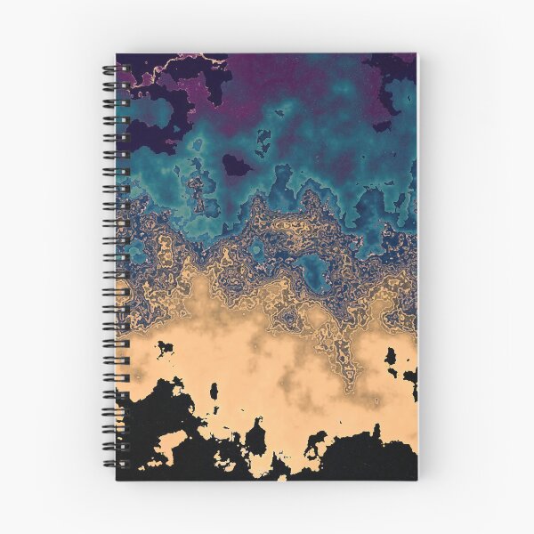 Item preview, Coastal Abstract Beach Ocean Mountains Marbled Look 5 of 5 designed and sold by Beachy.