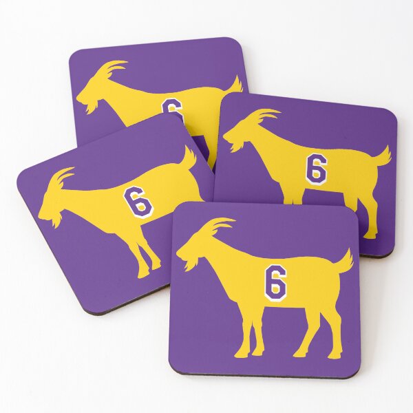 Item preview, Los Angeles GOAT - number 6 - Yellow designed and sold by BuzzerBeater00.