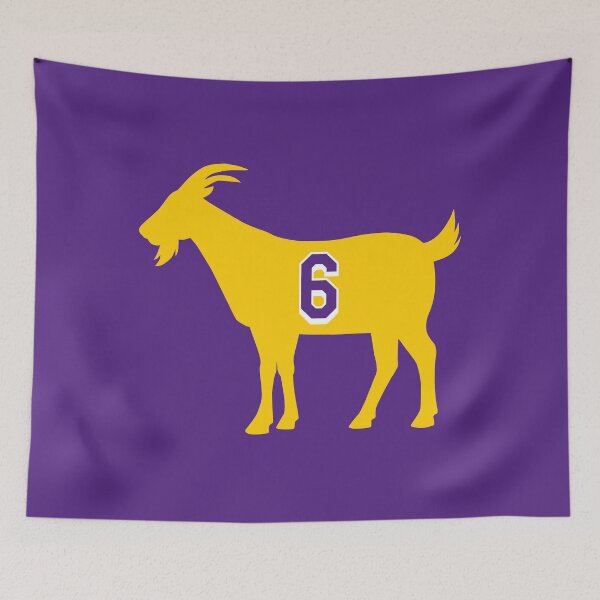 Item preview, Los Angeles GOAT - number 6 - Yellow designed and sold by BuzzerBeater00.