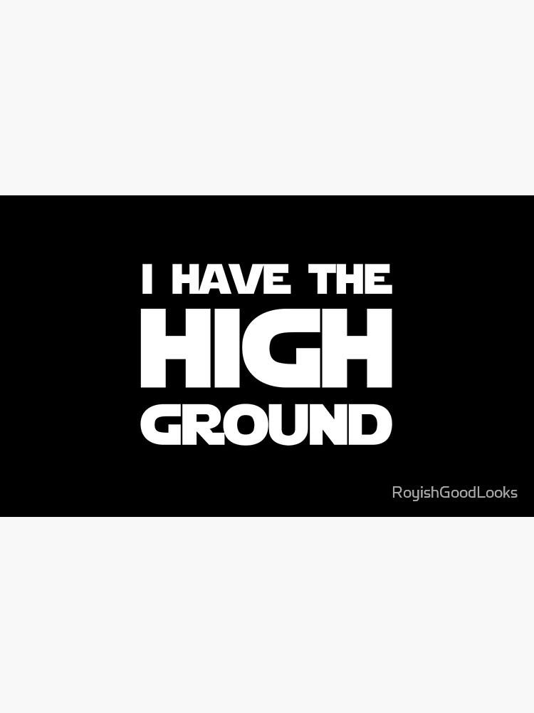 Star Wars - I Have the High Ground Coffee Mug - Obi-Wan Kenobi Mug - B –  Amity Island Gift Shop