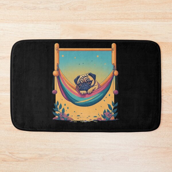 Item preview, Pug on a hammock designed and sold by Pug-Obsession.