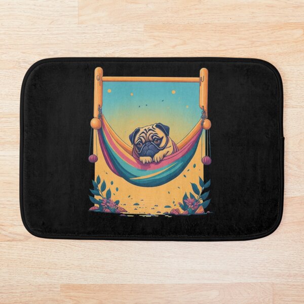 Item preview, Pug on a hammock designed and sold by Pug-Obsession.