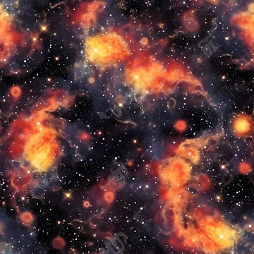 Artwork thumbnail, Deep Outer Space Pattern 26 by DigitalPatternx