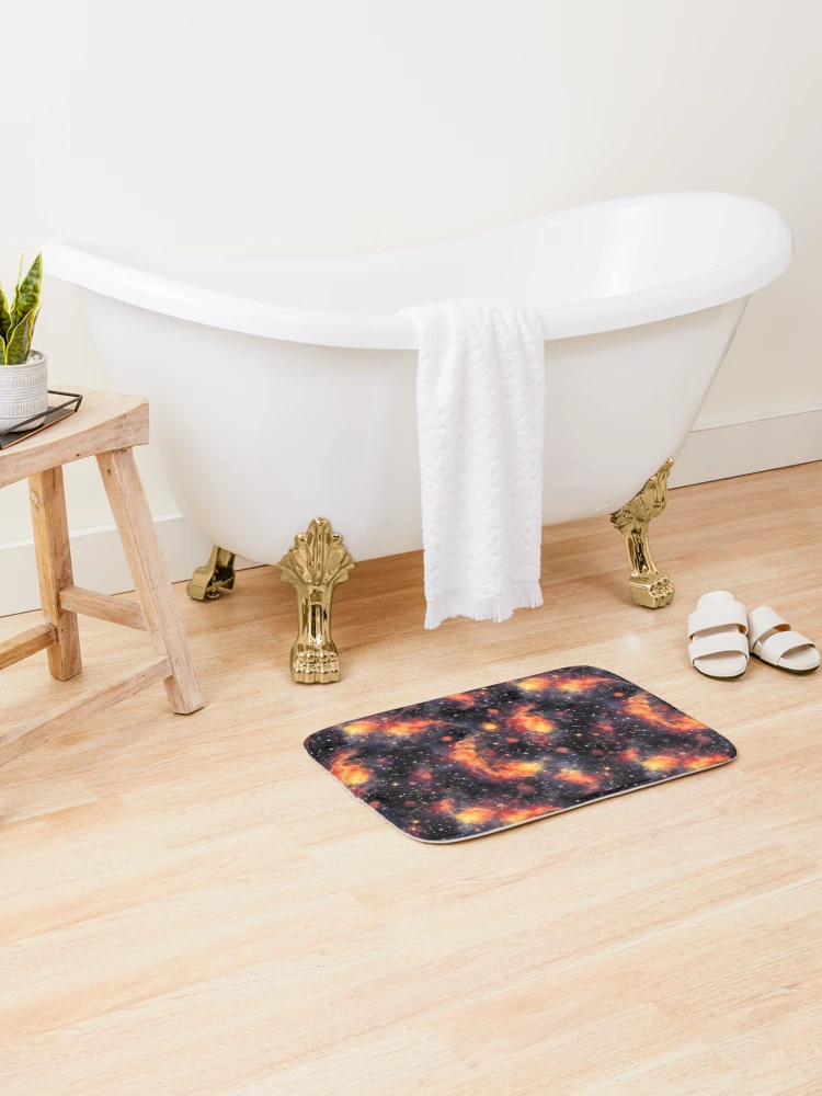 Thumbnail 2 of 6, Bath Mat, Deep Outer Space Pattern 26 designed and sold by DigitalPatternx.