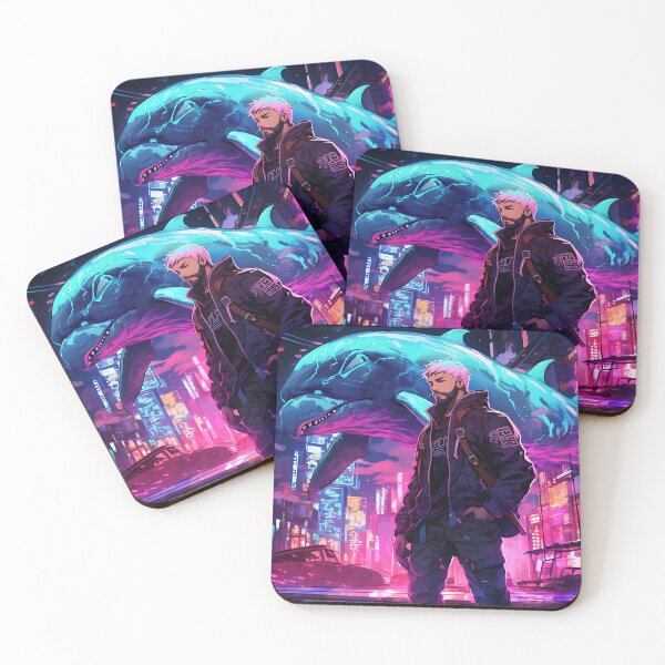 Item preview, Cyberpunk sea creatures AI art designed and sold by SoullesRaccon.