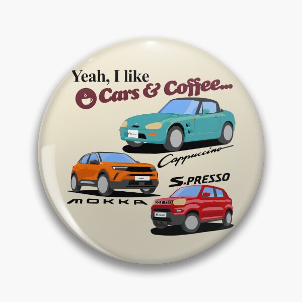Artikelvorschau, Autos und Kaffee lustig (Cappucino, Mokka, S-Presso) entworfen und verkauft von Mills-Designs.