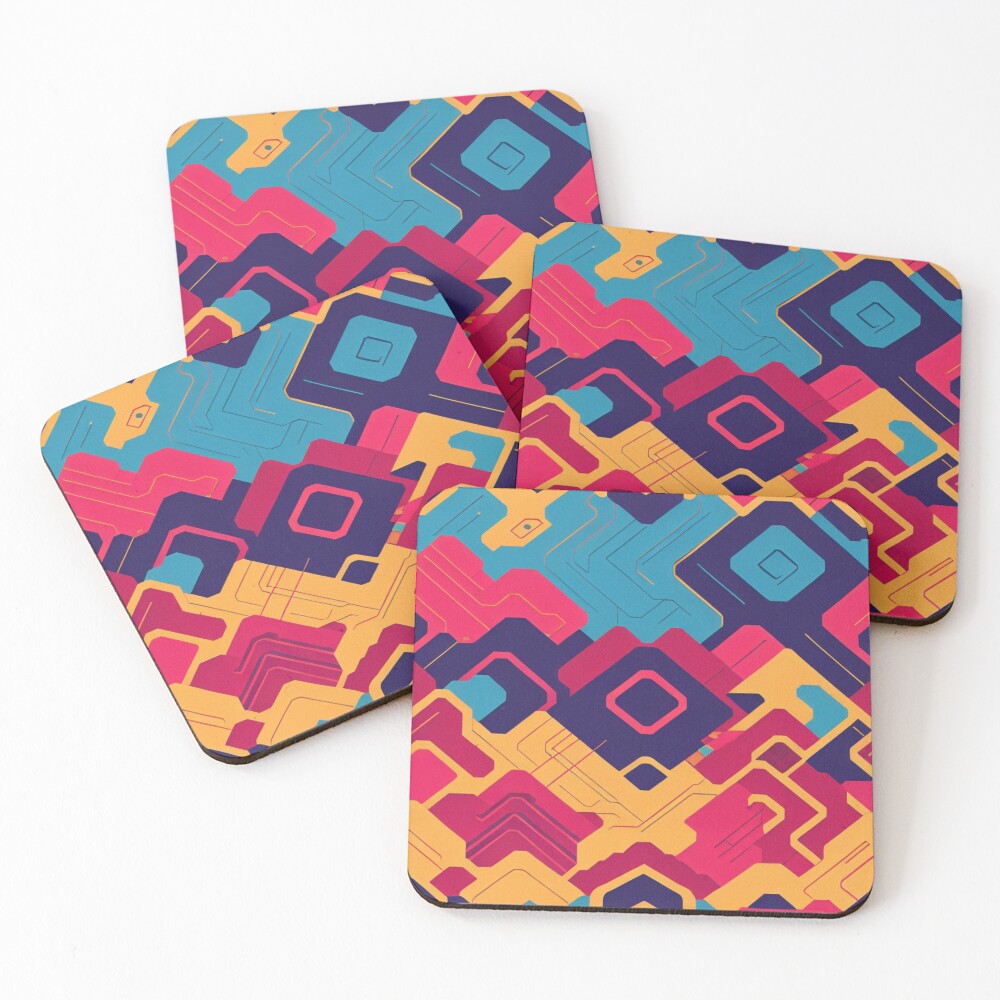 Item preview, Coasters (Set of 4) designed and sold by ColorZoo.