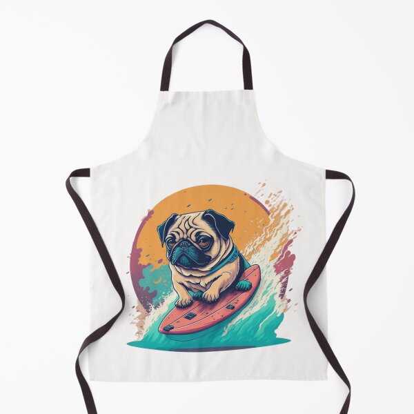 Item preview, Pug surfer designed and sold by Pug-Obsession.