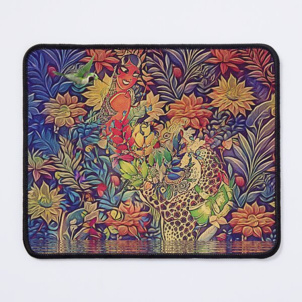 Item preview, Two Cougars in the Rainforest  designed and sold by Lisa Marie Mercer.