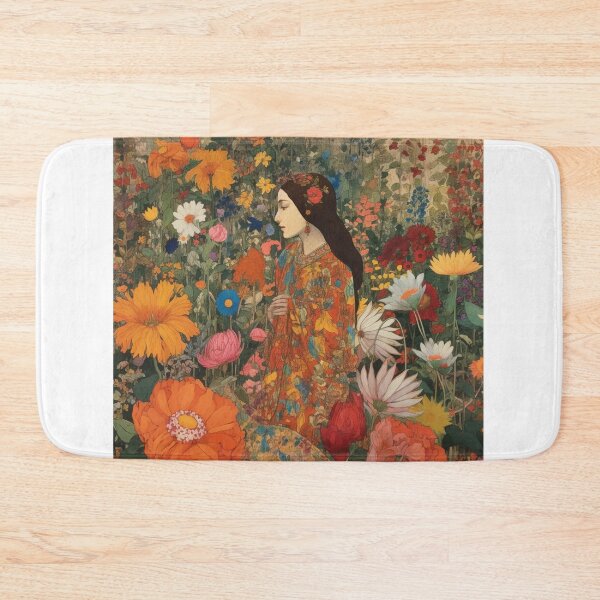 Item preview, Woman surrounded by flowers 1. designed and sold by Newtaste-Store.