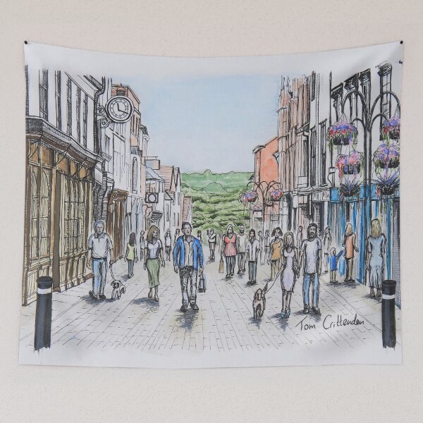 Item preview, Abbeygate Street Bury St.Edmunds Painting designed and sold by Tom Crittenden.