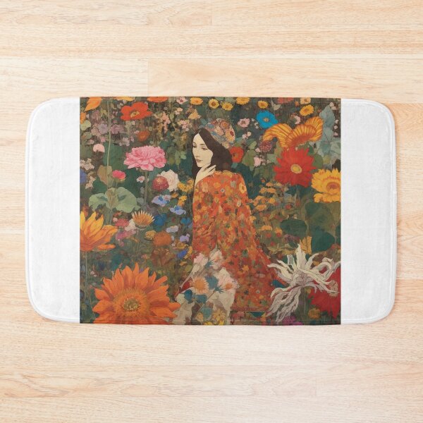 Item preview, Woman surrounded by flowers 3. designed and sold by Newtaste-Store.