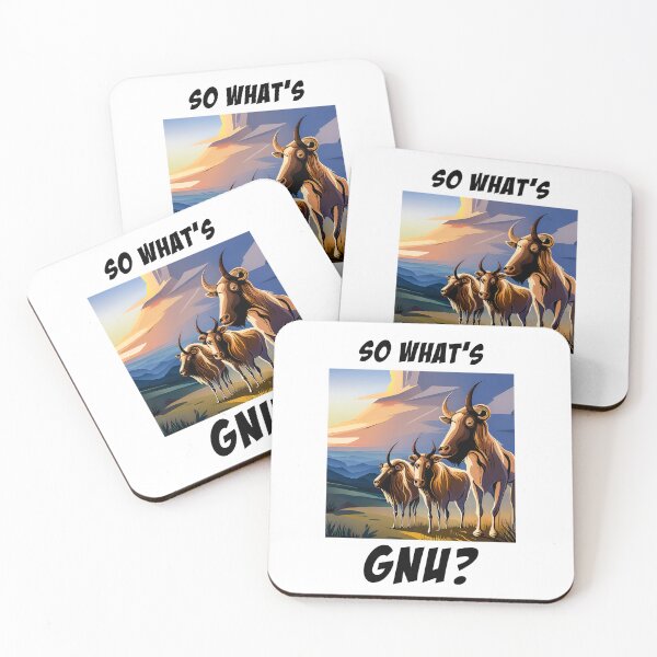 Artikelvorschau, Was ist also Gnu? entworfen und verkauft von ArtShare.