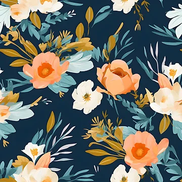 Artwork thumbnail, Wedding Flowers Pattern 2 by DigitalPatternx