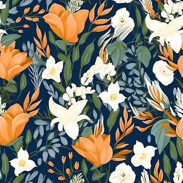 Artwork thumbnail, Wedding Flowers Pattern 3 by DigitalPatternx