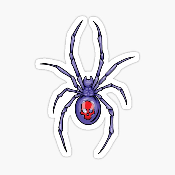 Item preview, Black Widow with Red Skull designed and sold by LaughinBones.