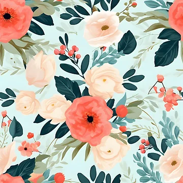 Artwork thumbnail, Wedding Flowers Pattern 4 by DigitalPatternx