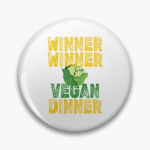 Item preview, Winner Winner Vegan Dinner designed and sold by radikaldezignz.