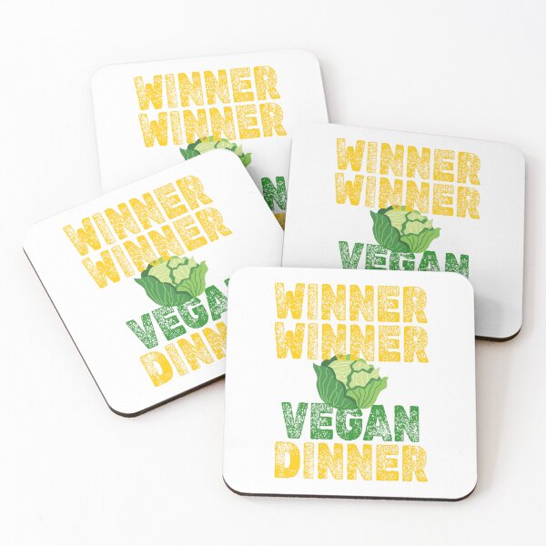 Item preview, Winner Winner Vegan Dinner designed and sold by radikaldezignz.