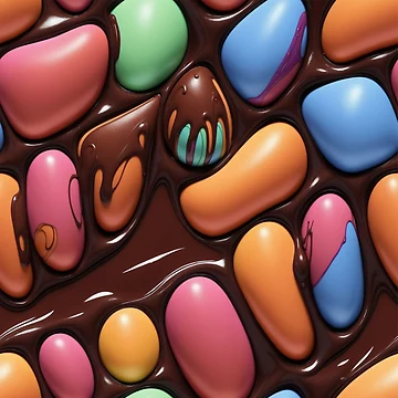 Artwork thumbnail, Funky Chocolate Candy pattern by Rothnaric