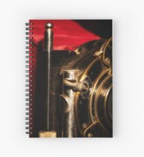 Scarlet a vintage Kodak Folding Camera retro art Spiral Notebook