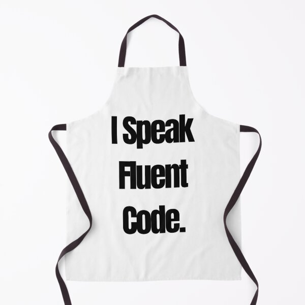 Item preview, I speak fluent code. designed and sold by mandalahaze.