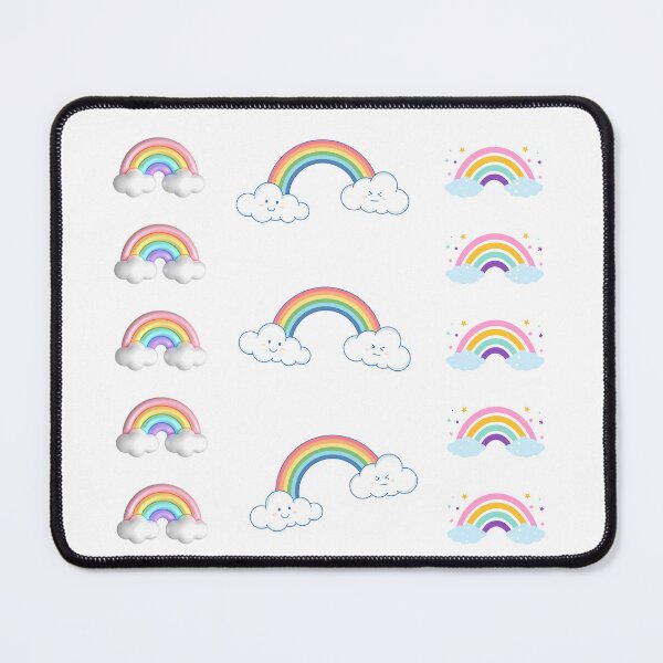 Item preview, rainbow and clouds designed and sold by KacperStore.