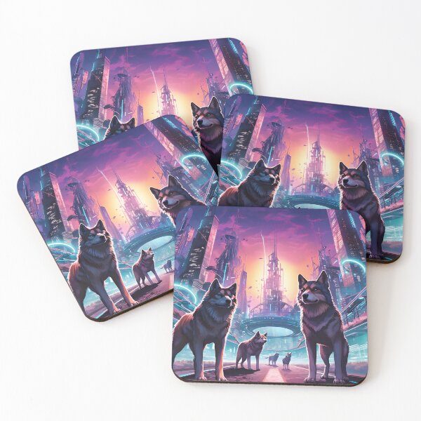 Item preview,  Neon City Guardians designed and sold by MystiCanvas.