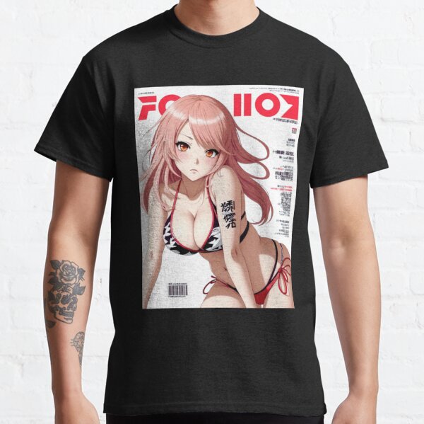 Sexy Anime Girl Supreme Senpai Manga Man's T-Shirt Tee