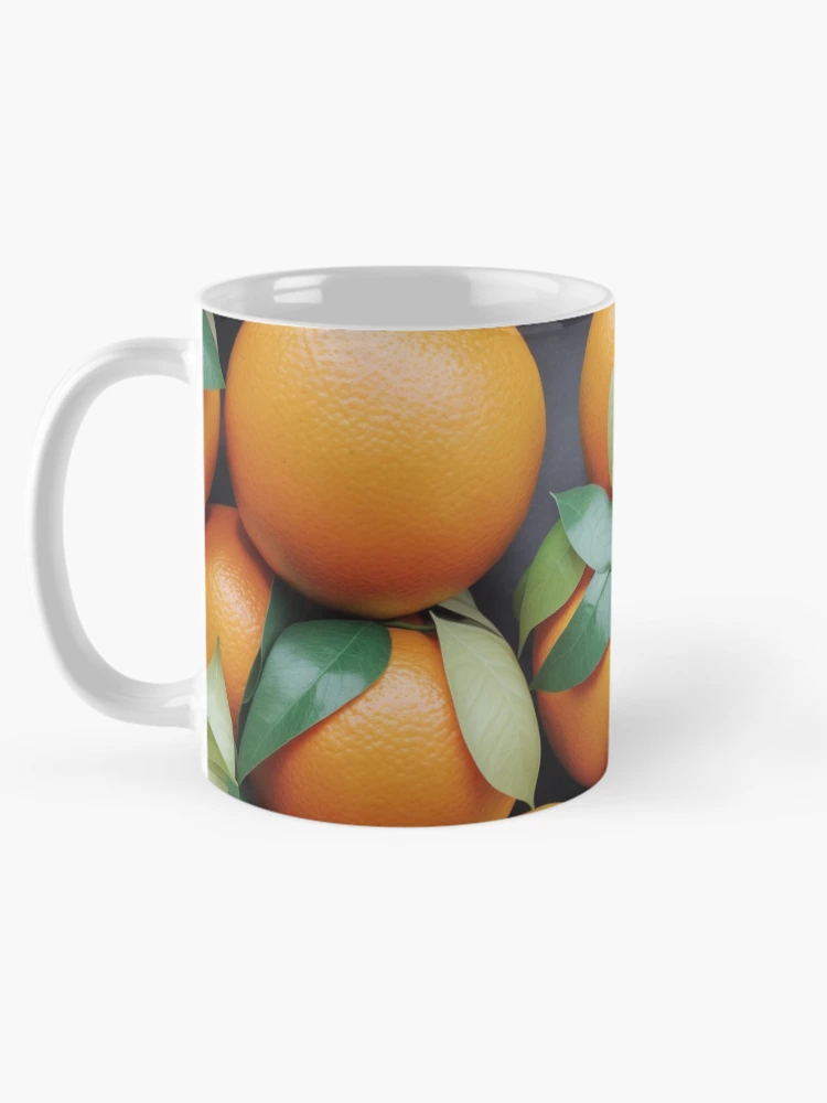 Thumbnail 5 of 6, Coffee Mug, Oranges pattern designed and sold by Rothnaric.