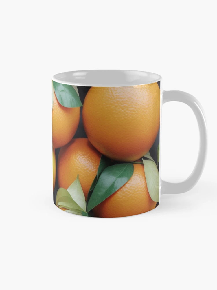 Thumbnail 3 of 6, Coffee Mug, Oranges pattern designed and sold by Rothnaric.