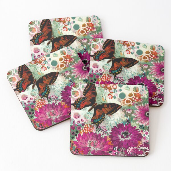 Item preview, Edge Of Noon Glory Pink Orange Green designed and sold by StoryPieces.