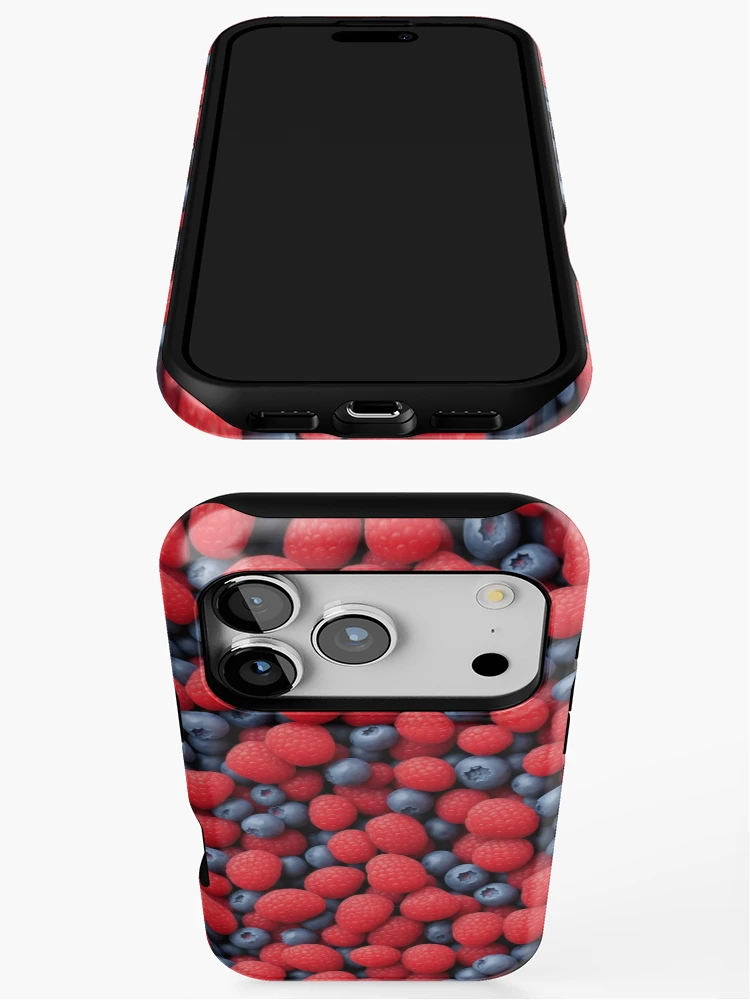 Thumbnail 3 of 4, iPhone Case, Berries pattern designed and sold by Rothnaric.