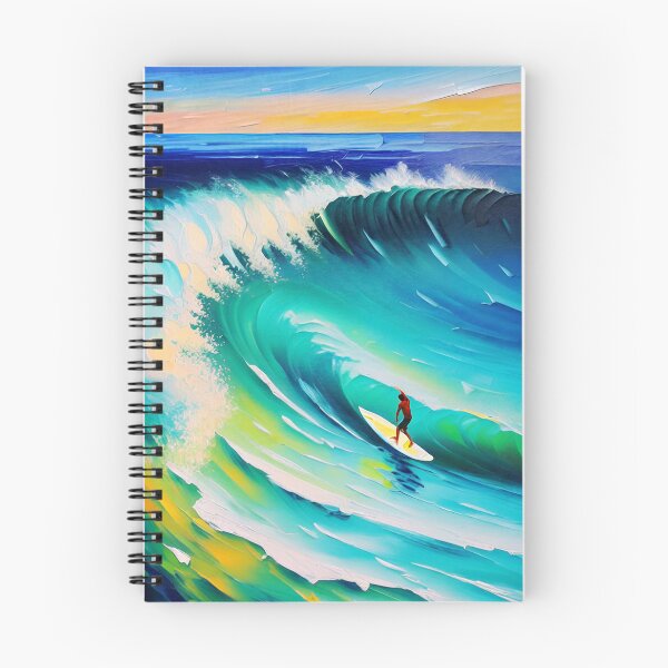Item preview, Surfer riding a Wave designed and sold by ArtFactoryAI.