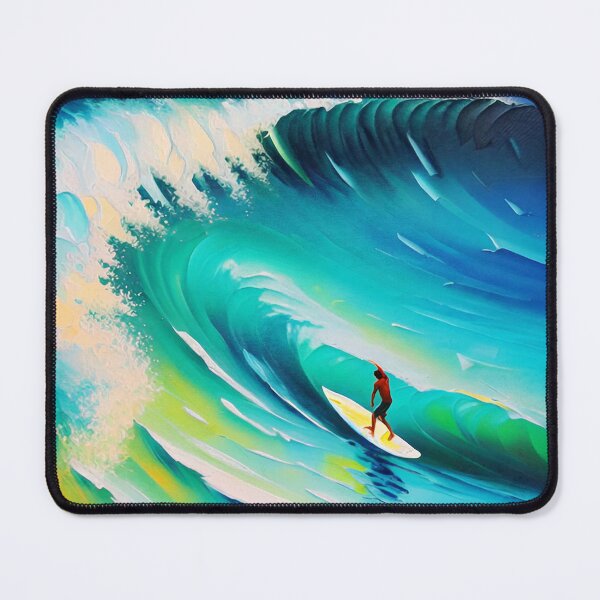 Item preview, Surfer riding a Wave designed and sold by ArtFactoryAI.