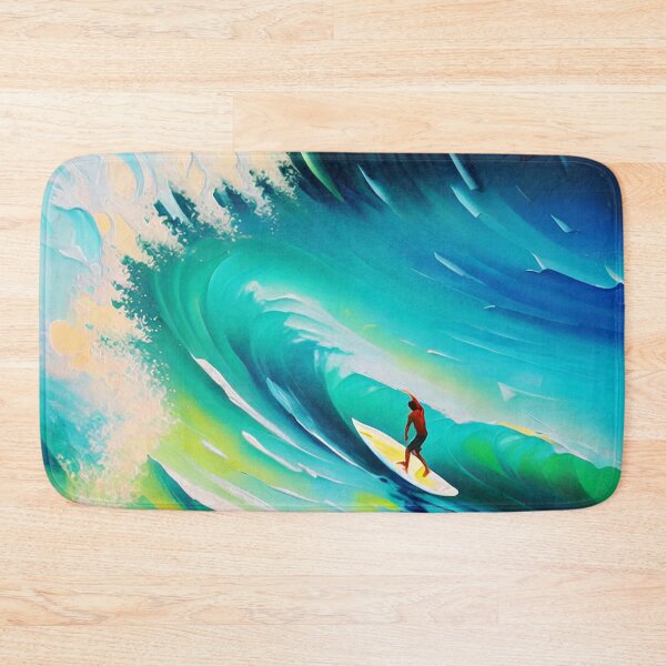 Item preview, Surfer riding a Wave designed and sold by ArtFactoryAI.