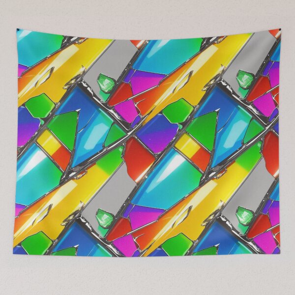 Item preview, Broken colorful glass pattern designed and sold by Rothnaric.