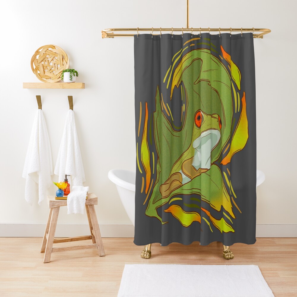 Disover Tree Frog | Shower Curtain