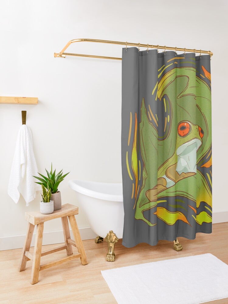 Disover Tree Frog | Shower Curtain