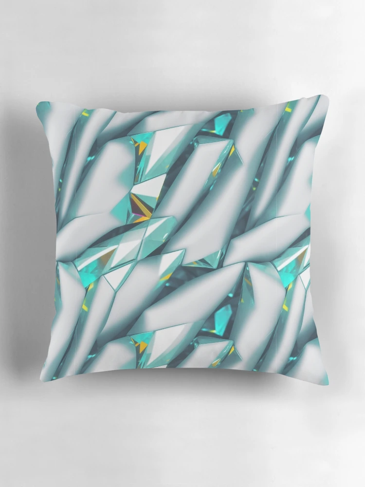 Thumbnail 3 of 4, Pillow, Diamond pattern designed and sold by Rothnaric.