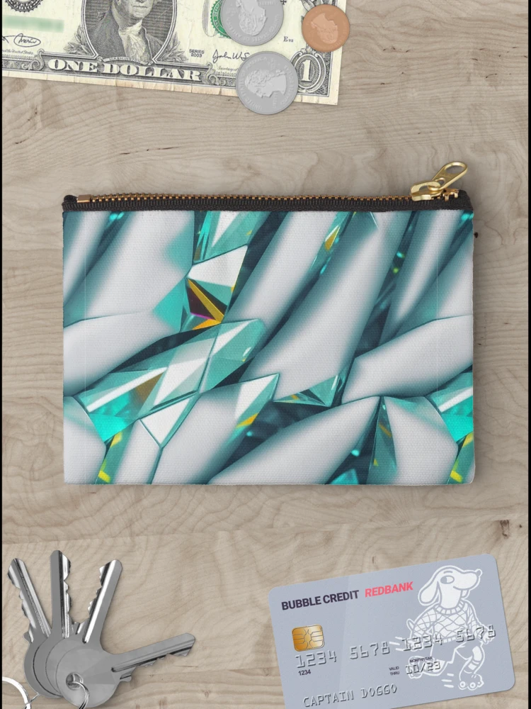 Thumbnail 3 of 4, Zipper Pouch, Diamond pattern designed and sold by Rothnaric.