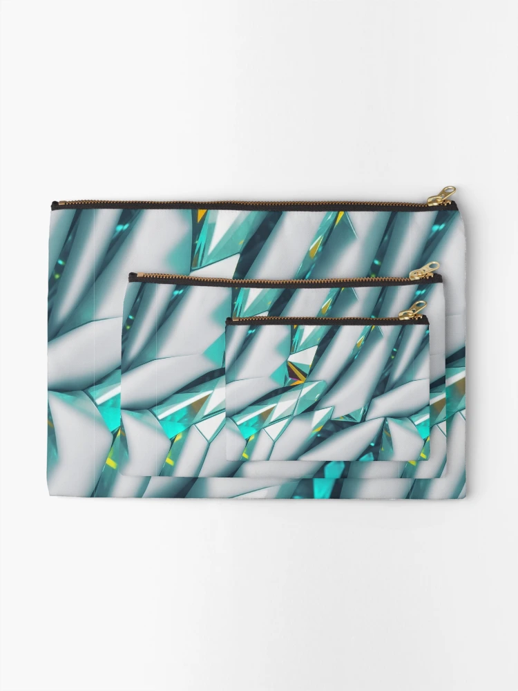 Thumbnail 2 of 4, Zipper Pouch, Diamond pattern designed and sold by Rothnaric.