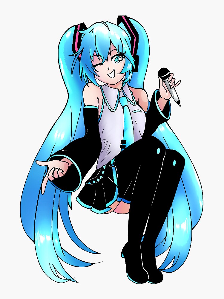 Hatsune Miku Standard Sticker - 4 Sheet