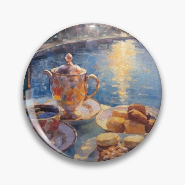 Item preview, HIGH TEA ON VICTORIA ISLAND designed and sold by ArtbyRolleen.